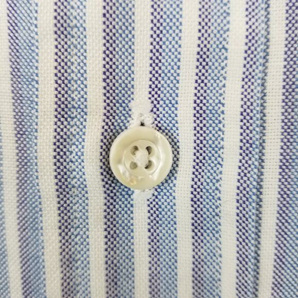 L.L. Bean Men's Striped Button Down Dress Shirt Size XL - Picture 5 of 6